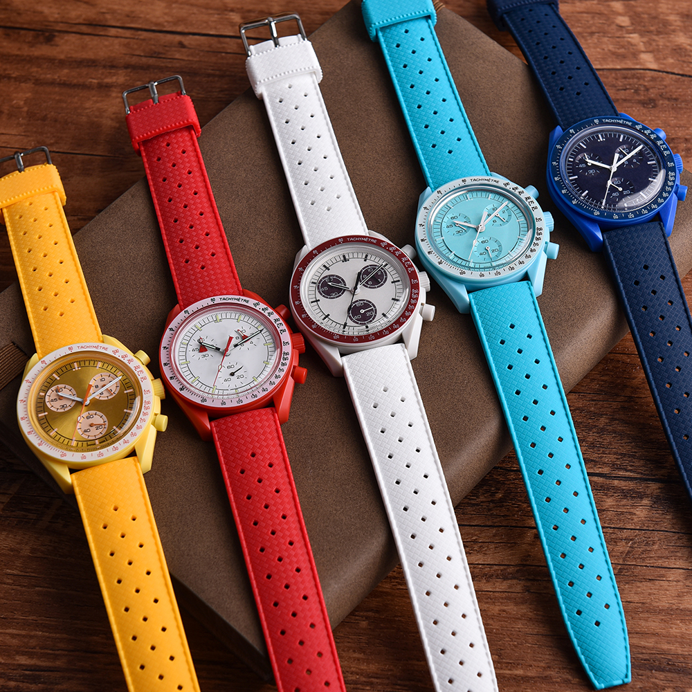 Citizen Watches Smartwatch - New Design Tropical Silicone Watch Band
