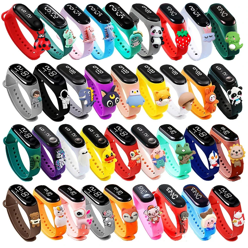 Smartwatch Watches For Children - Waterproof Children Smart Touch Led Watch