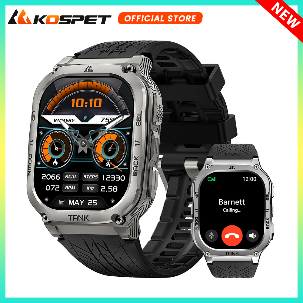 Smartwatch Digital Watches For Women - 2025 Original KOSPET TANK M3 Smart