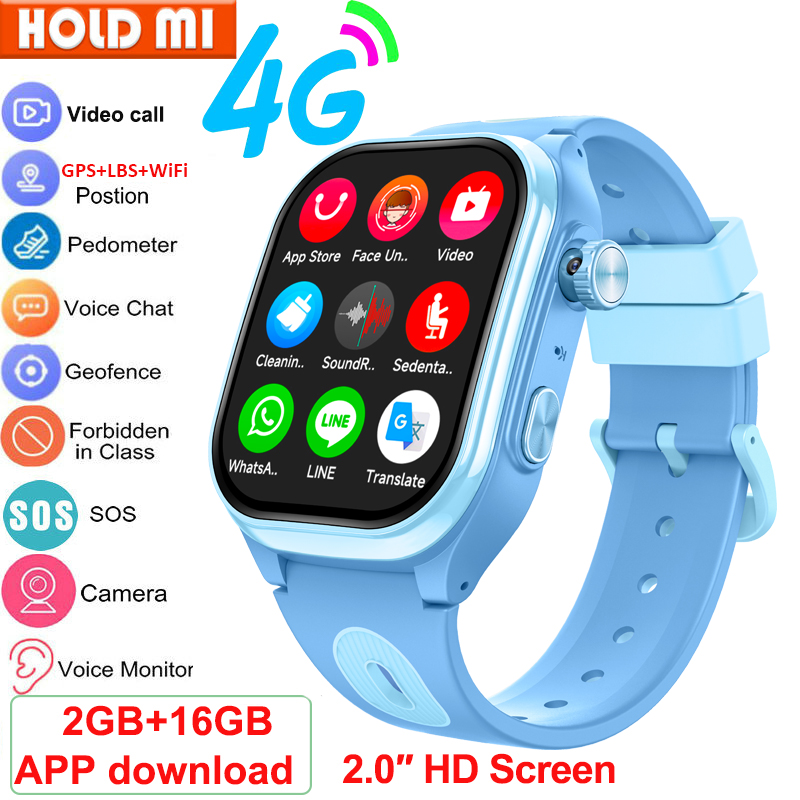 Smartwatch Watches For 12 Year Old Boy - Children 4G Smart Watch Kids GPS