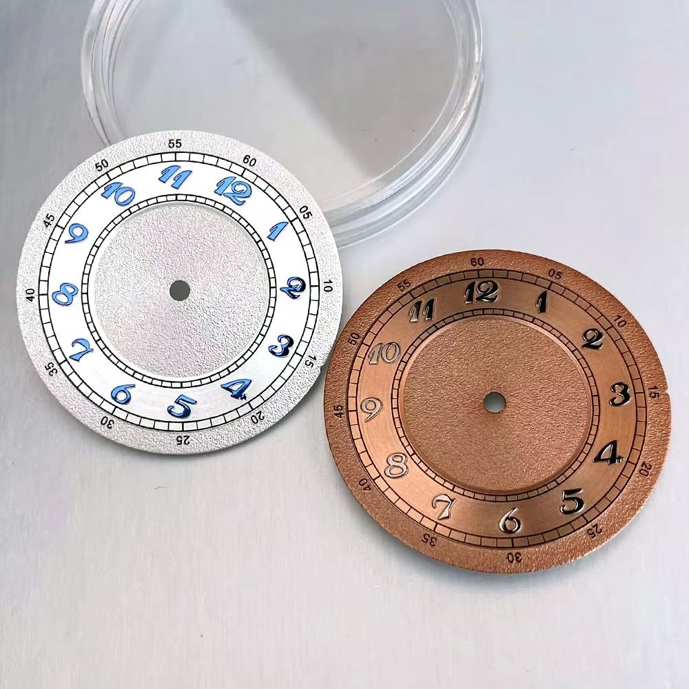Watch Movement Rotor - Tandorio New Retro White Pink Matte