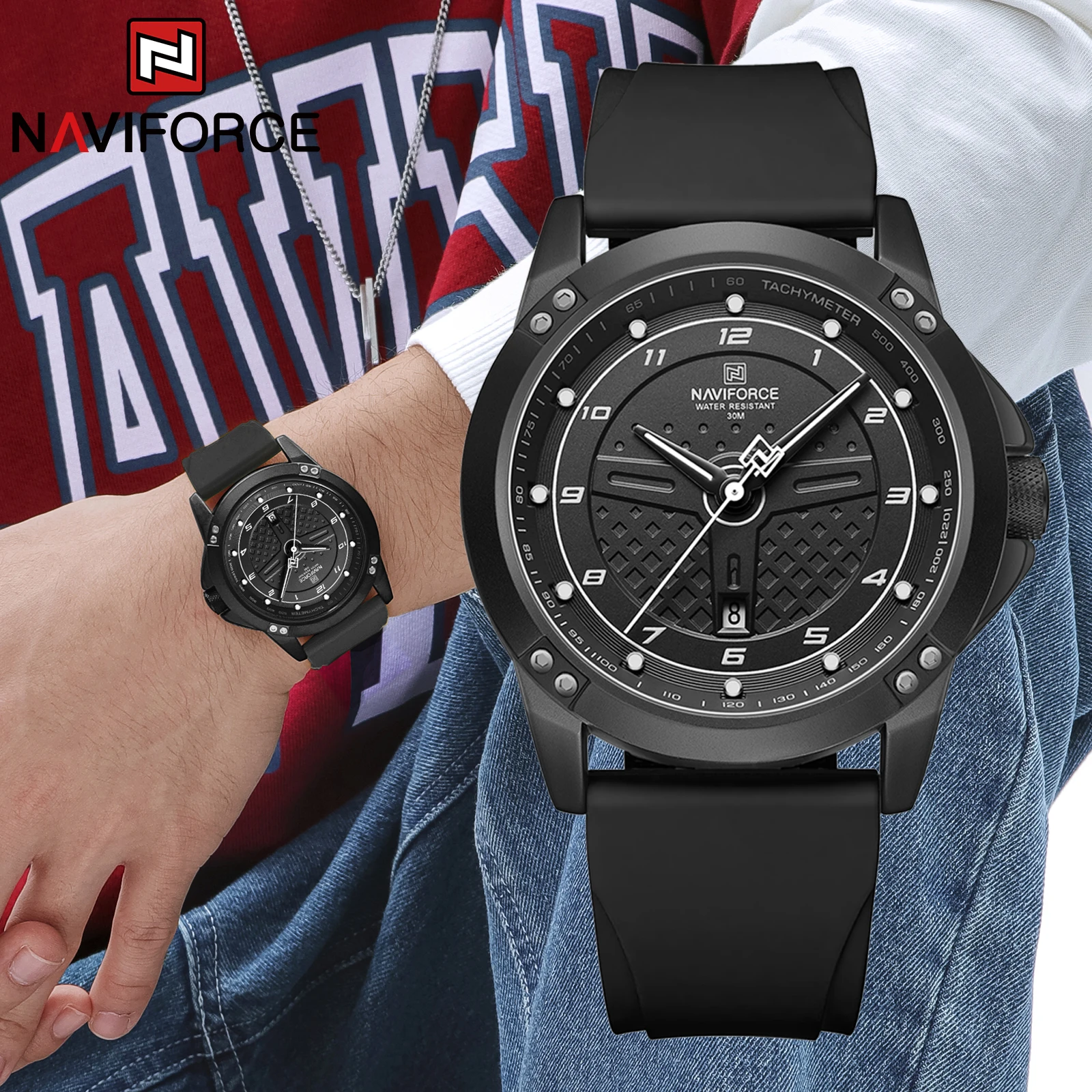 Smartwatch Army Watches For Men - NAVIFORCE Brand Fashion Luxury Men Wristwatch