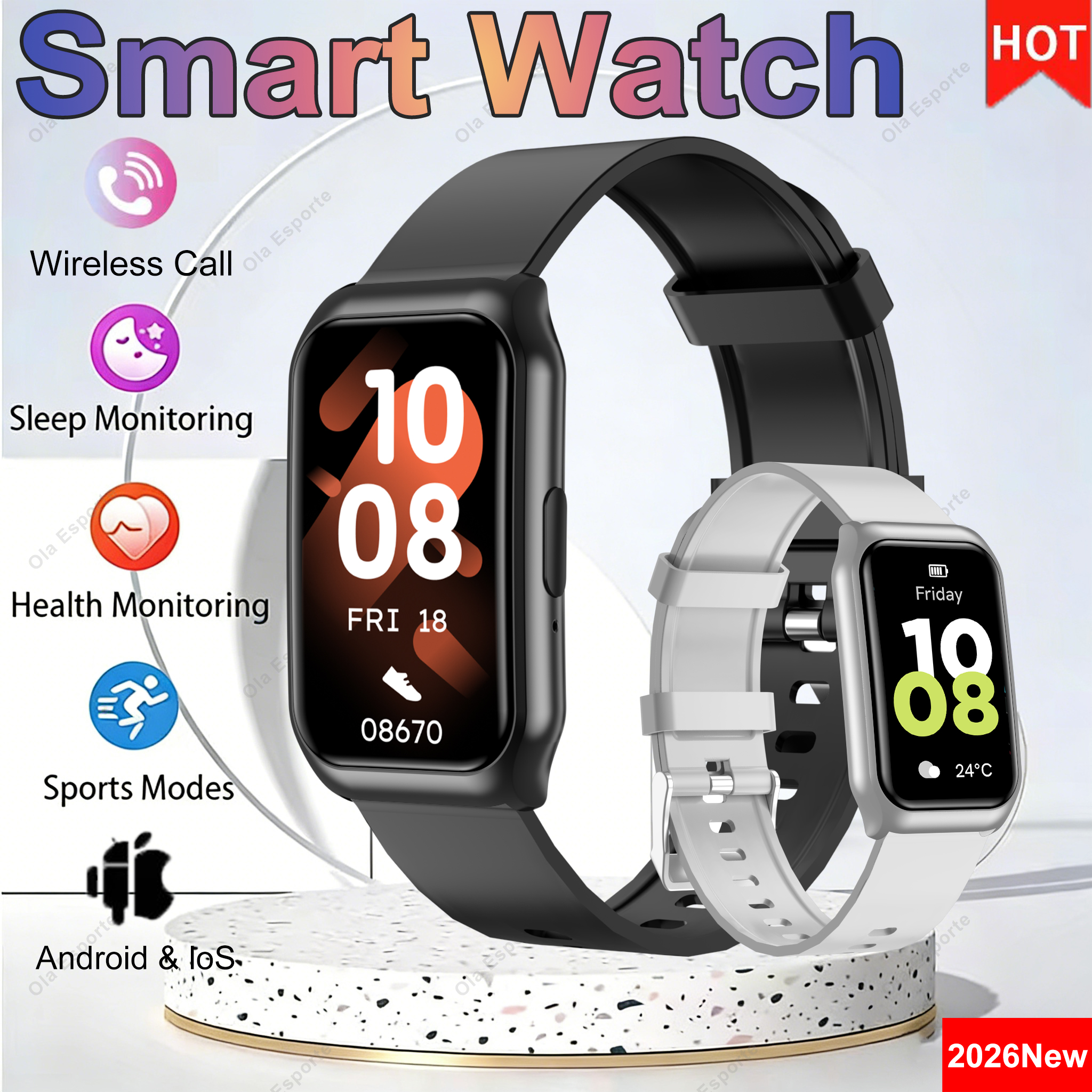 Smartwatch Digital Watches For Women - New 1.45inch Full Screen Smart Watch