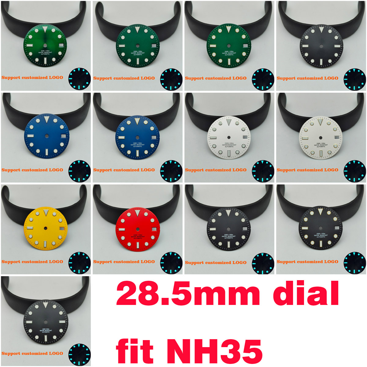 Watch Movement Rotor - 28.5mm Dial Fit Nh35 Movement Nh35