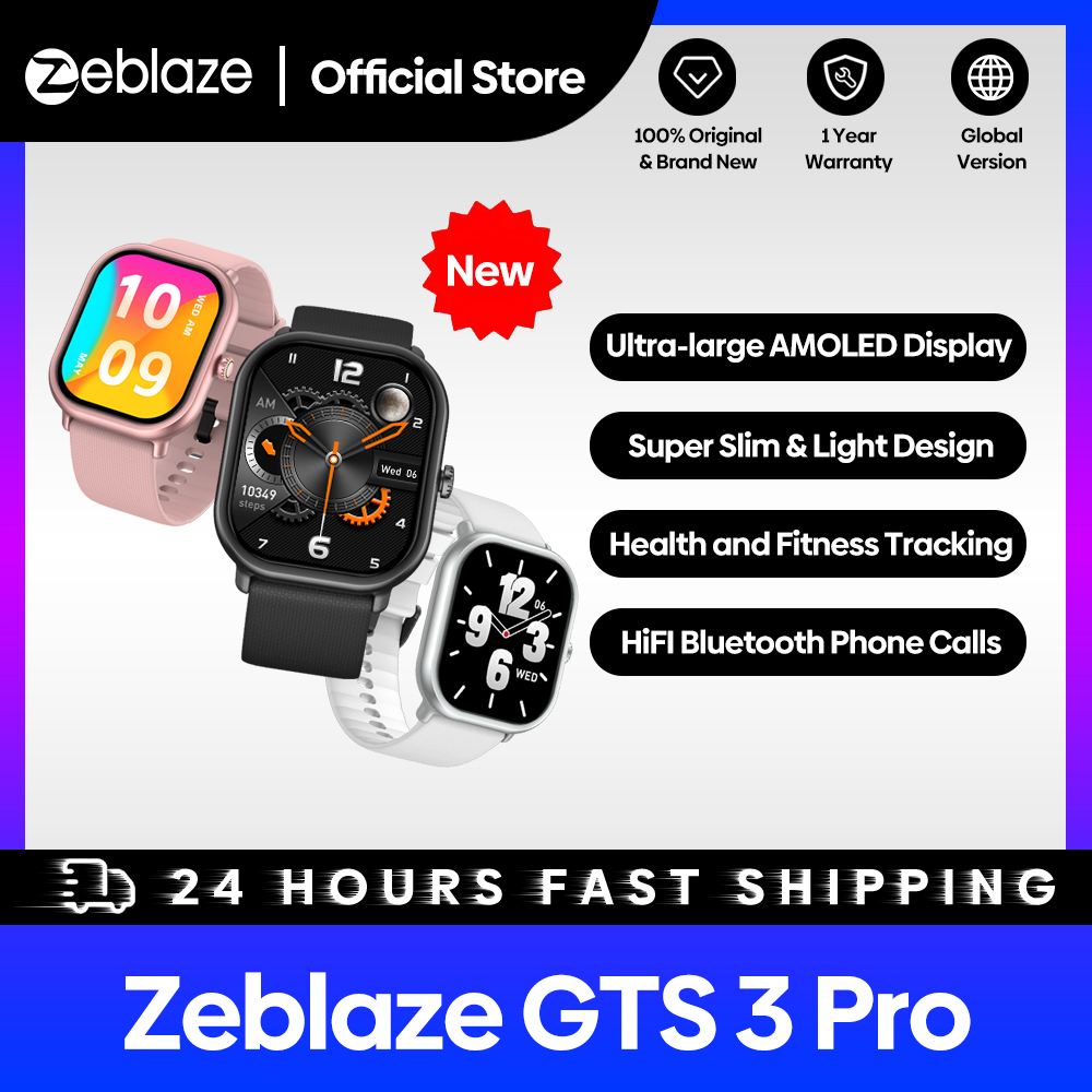 Smartwatch Health Watches For Women - New Zeblaze GTS 3 Pro Voice