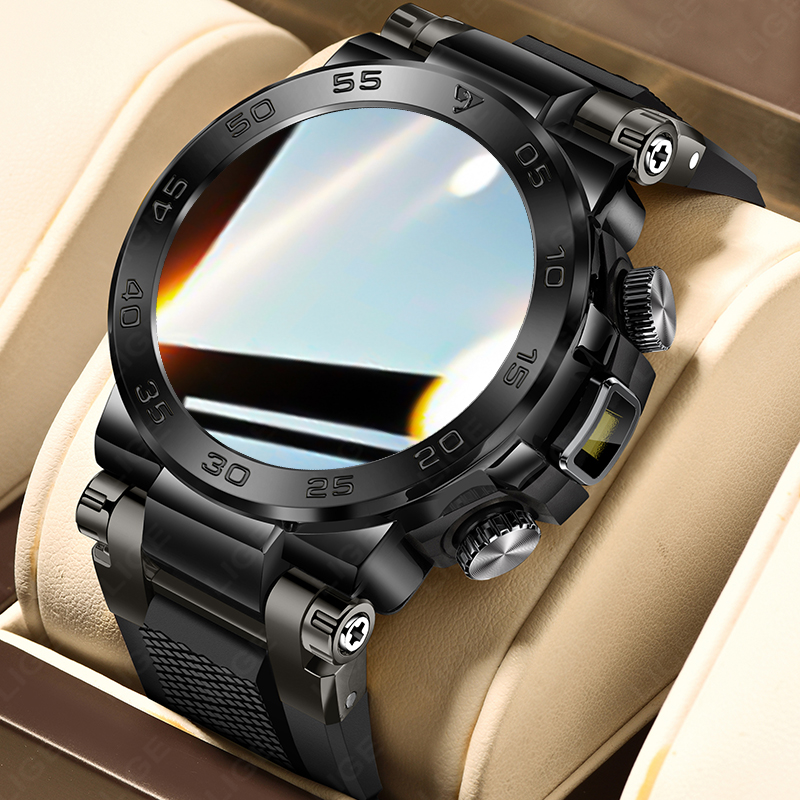Smartwatch Rugged Watches For Men - LIGE Rugged Military Smart Watch Men