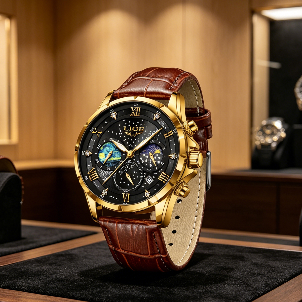 Smartwatch Army Watches For Men - LIGE 2024 Top Luxury Brand Men