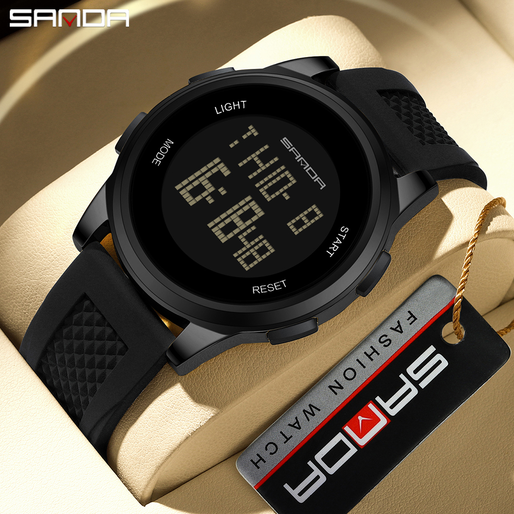 Smartwatch Army Watches For Men - SANDA 9067 Digital Watch Men Military