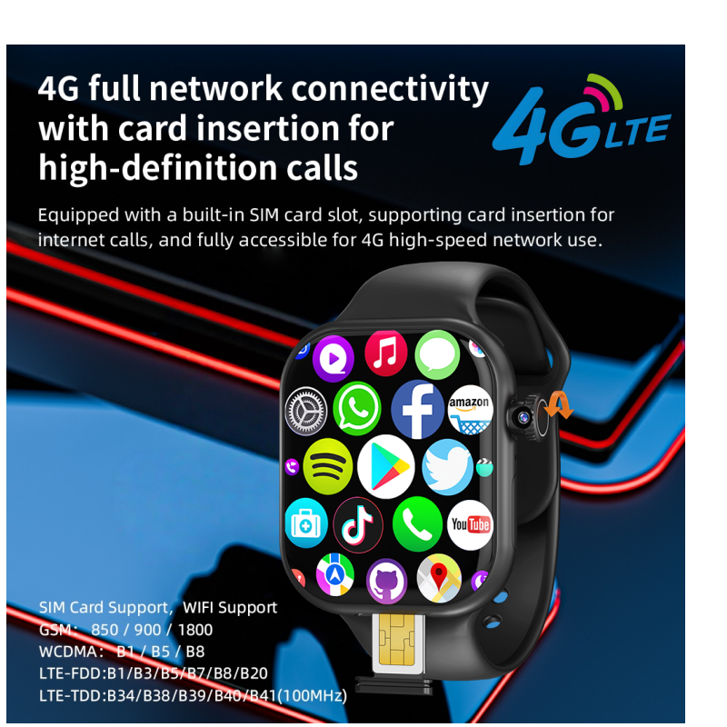 Original VP29 Smartwatch 4G LT - Smartwatch New Watches 2025 avis et prix