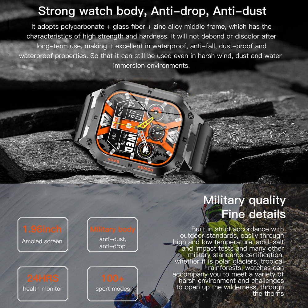 K61 Pro Smart Watch Men Women  - Smartwatch Digital Watches For Women avis et prix