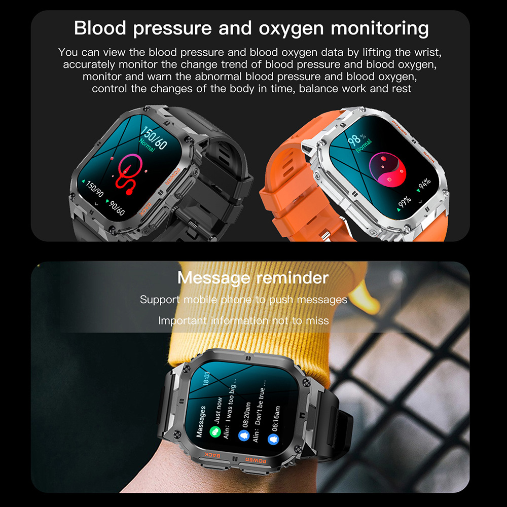 K61 Pro Smart Watch Men Women  - Smartwatch Digital Watches For Women avis et prix