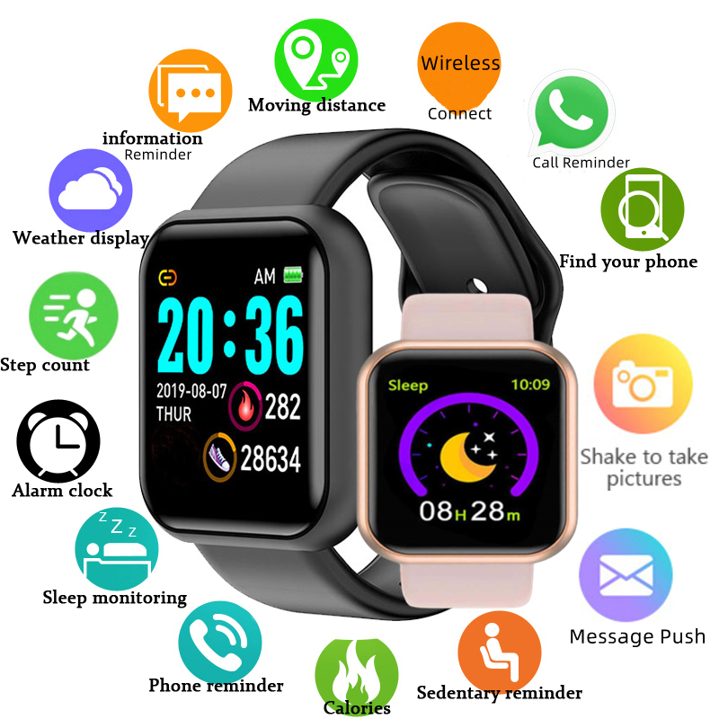 Multi-color Smart Watch For Ch - Watch Smart Y68 avis et prix