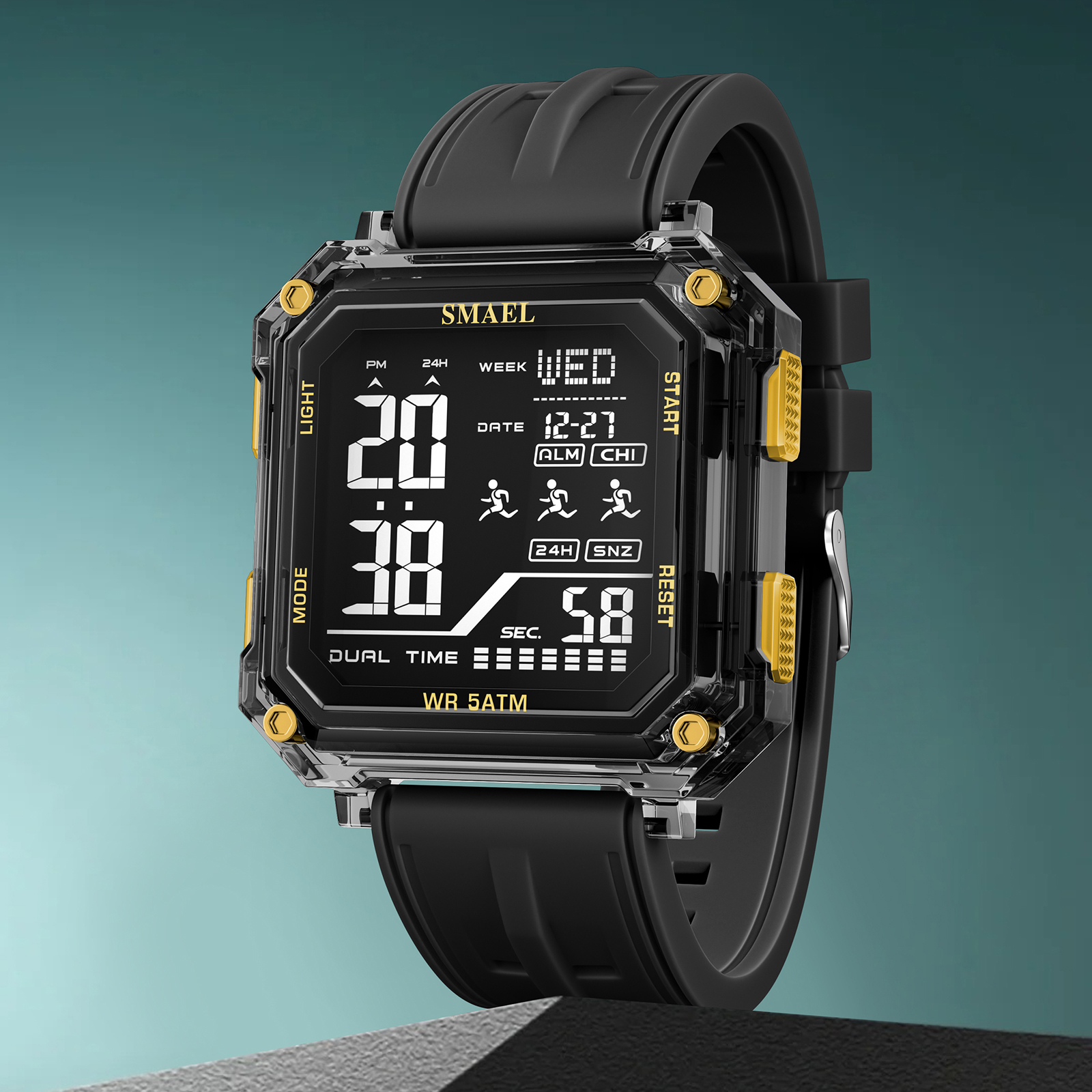 SMAEL Brand 8129 Waterproof Dr - Tide Watch Surf avis et prix