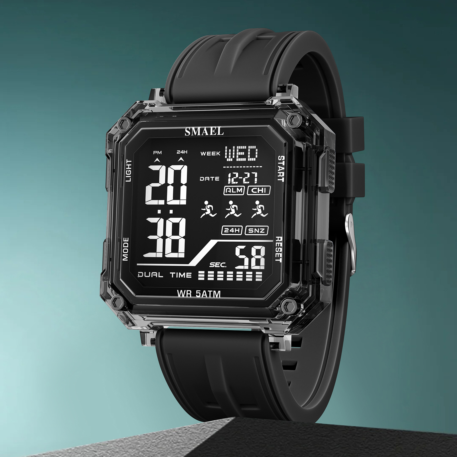 SMAEL Brand 8129 Waterproof Dr - Tide Watch Surf avis et prix