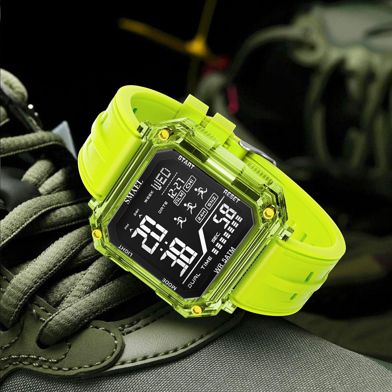 SMAEL Brand 8129 Waterproof Dr - Tide Watch Surf avis et prix