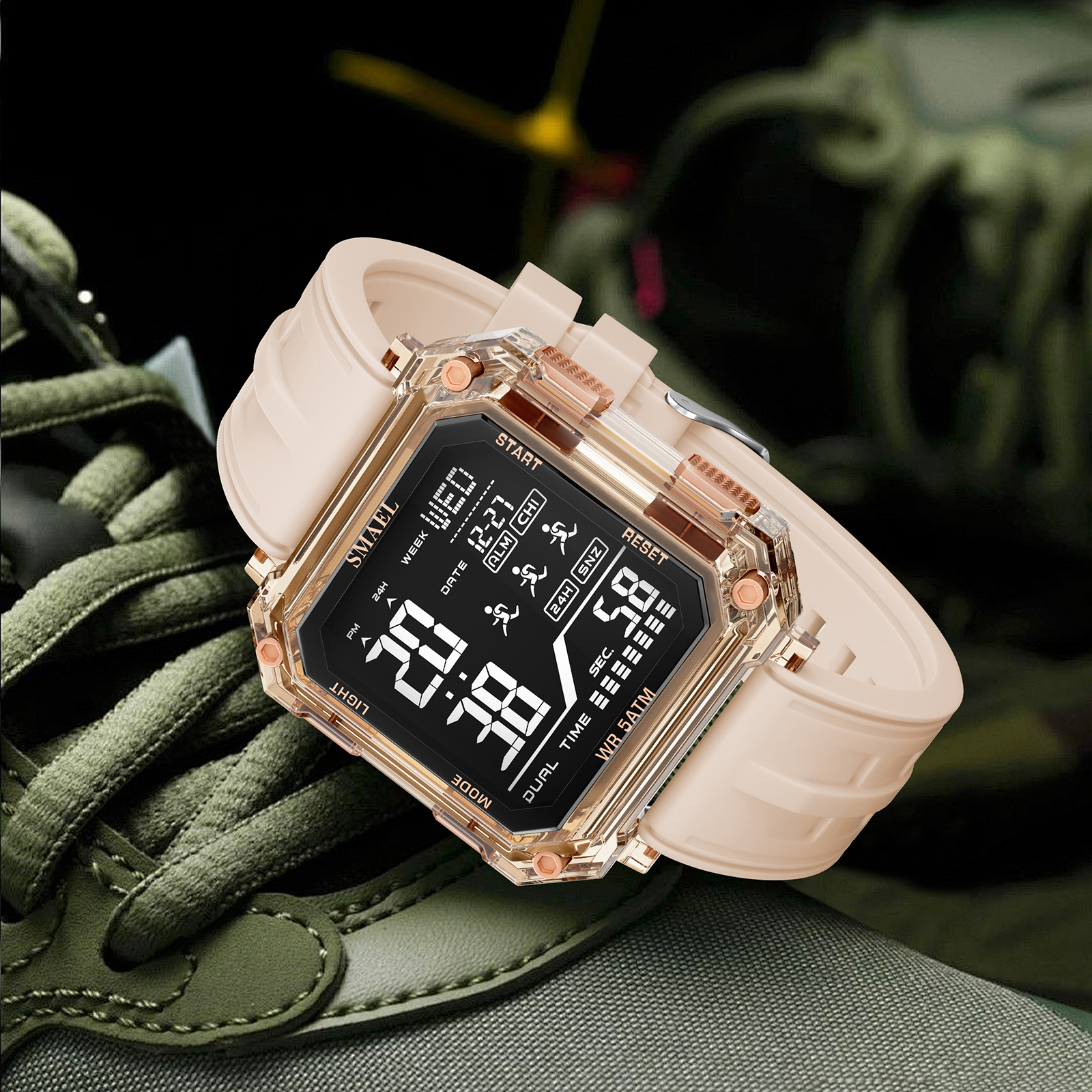 SMAEL Brand 8129 Waterproof Dr - Tide Watch Surf avis et prix