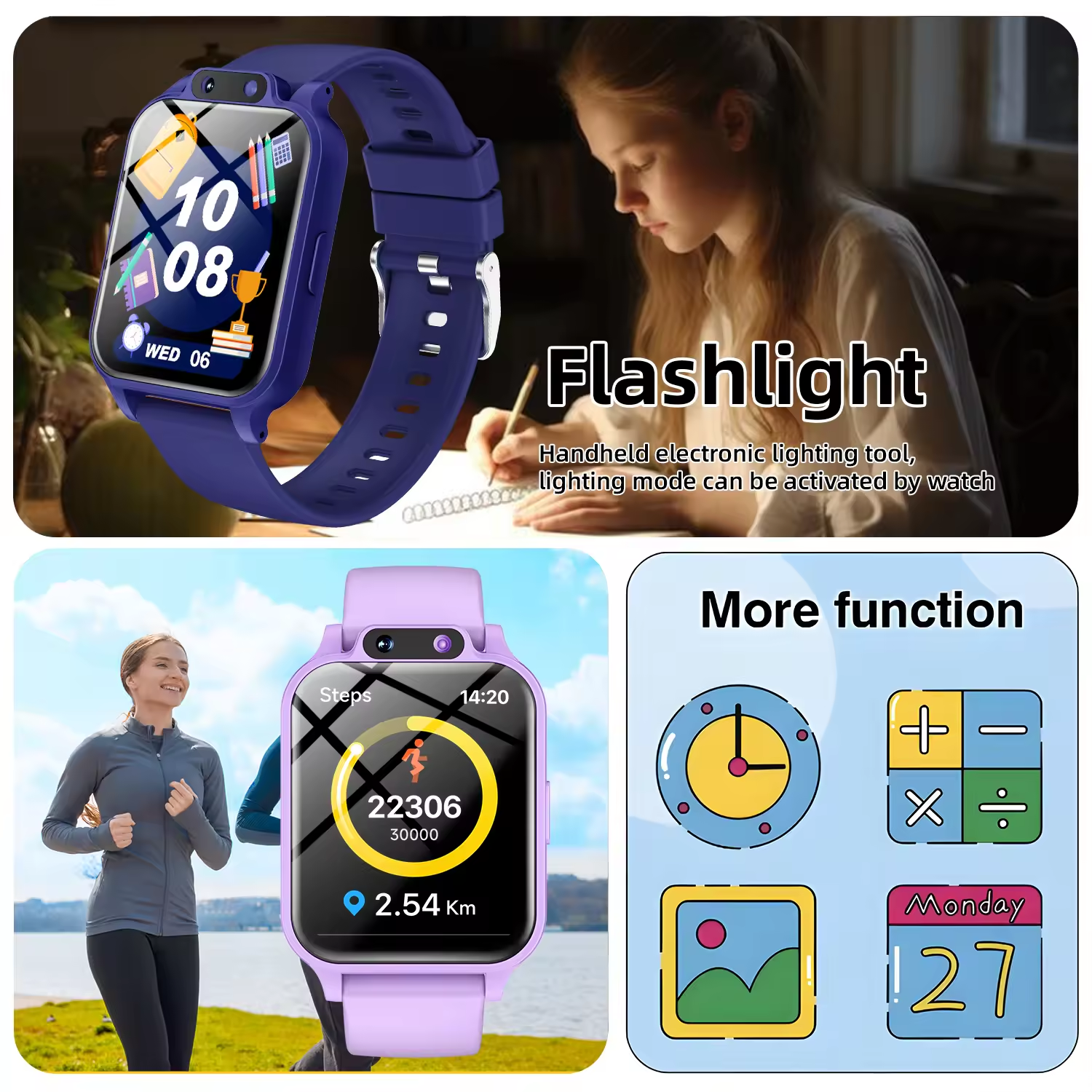 Hot Sale Kids Smart Watch: Cal - Smartwatch Watches For Kids Sale avis et prix