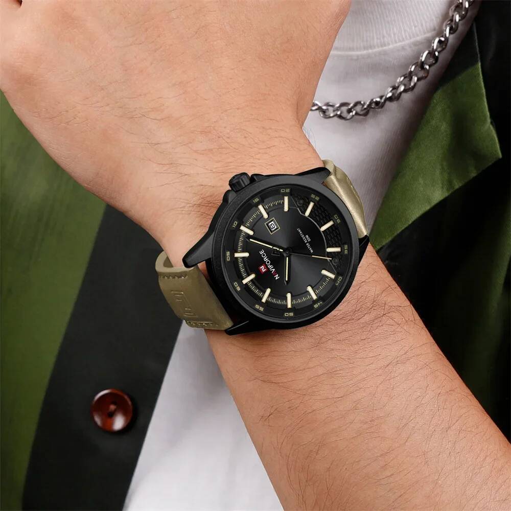 NAVIFORCE 9248L Elegant Men's  - Smartwatch Vintage Watches For Men avis et prix
