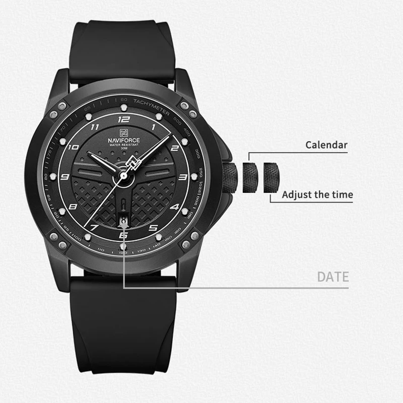 NAVIFORCE New 8031 Men Watch T - Smartwatch Army Watches For Men avis et prix