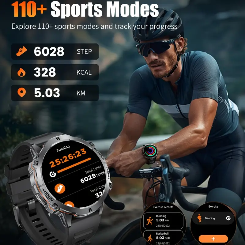 LEADOYS Men's Smartwatch Reloj - Smartwatch Rugged Watches For Men avis et prix