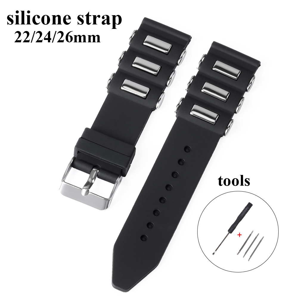 22mm 24mm 26mm Rubber Watch Si - Smartwatch Casio Watches For Men avis et prix