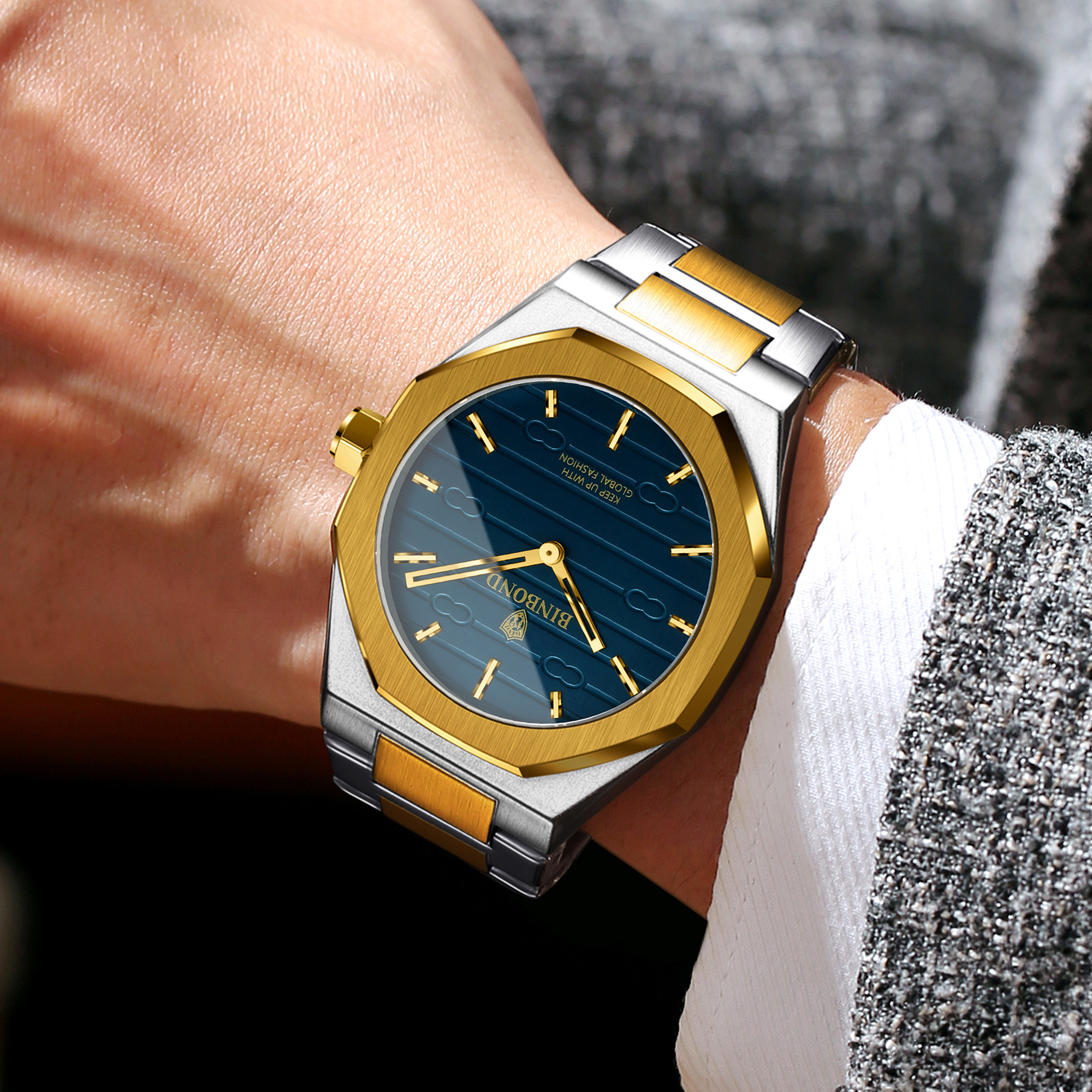 BINBOND Luxury vintage quartz  - Smartwatch Vintage Watches For Men avis et prix