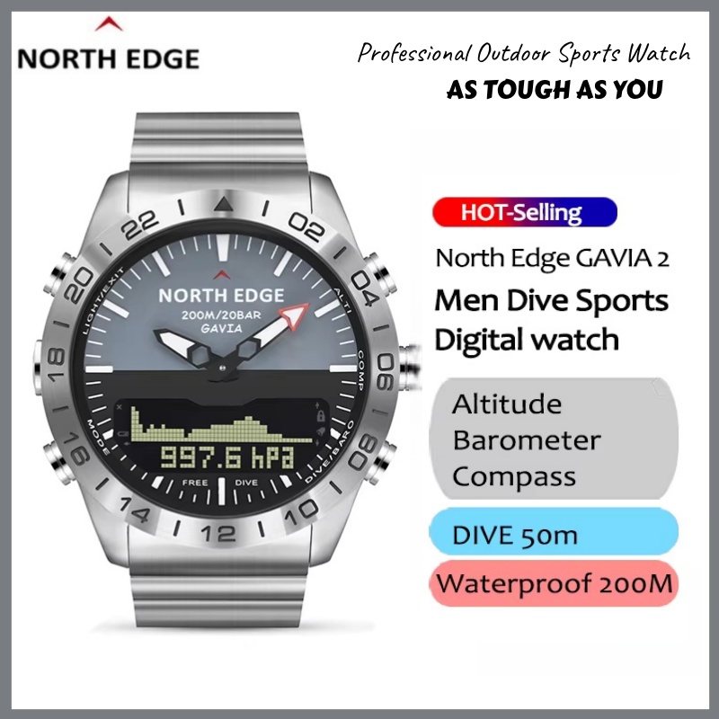 NORTH EDGE Luxury Men Smart Wa - Smartwatch Army Watches For Men avis et prix
