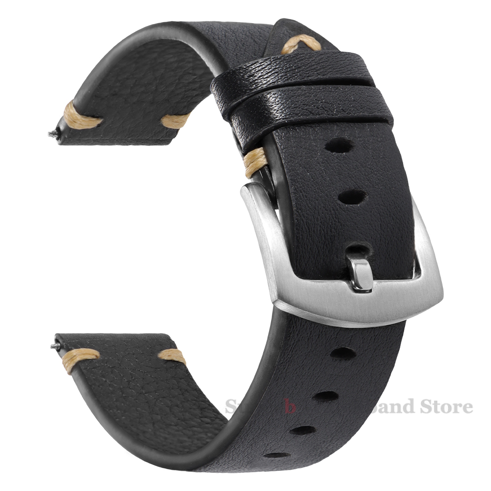 Genuine Leather Straps For Wat - Smartwatch Vintage Watches For Men avis et prix