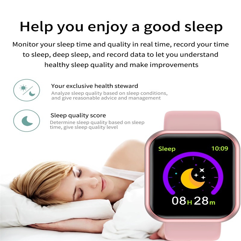 Y68 Smart Watch Men Women Hear - Watch Smart Y68 avis et prix