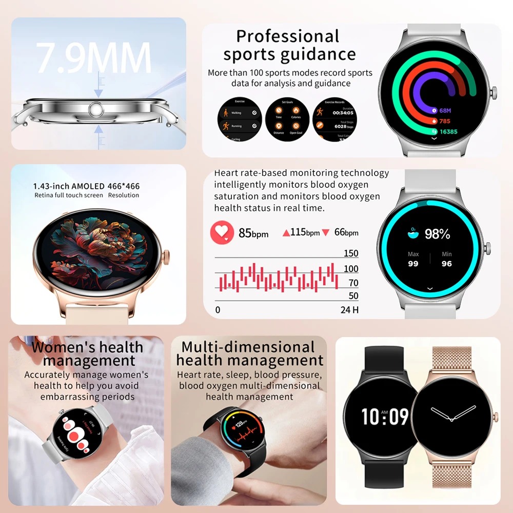 For Huawei New Ultra Slim AMOL - Smartwatch New Watches 2025 avis et prix