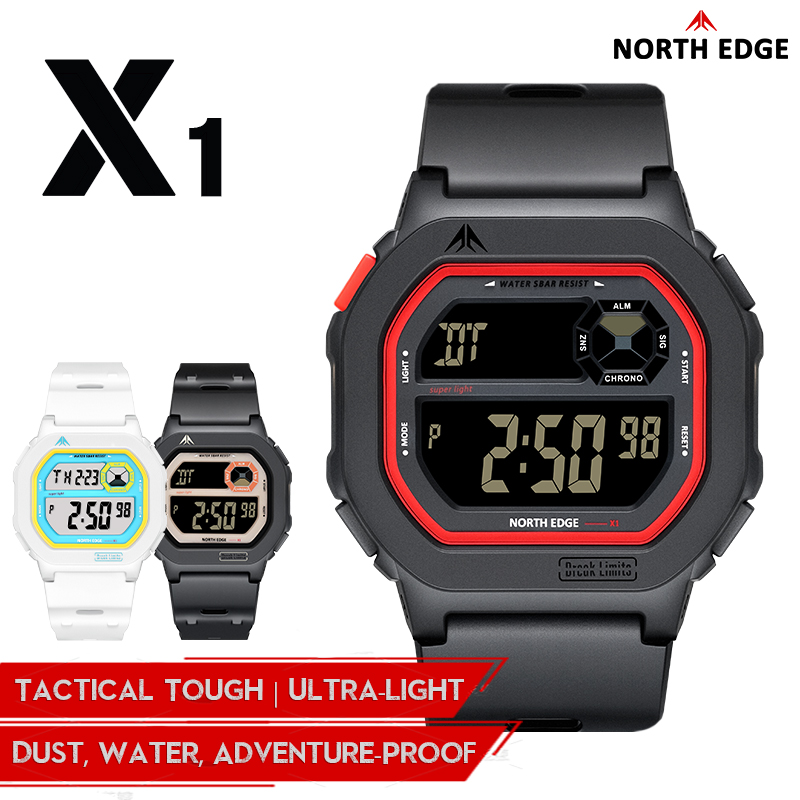 NORTH EDGE X1 Square Screen Di - Tide Watch Surf avis et prix