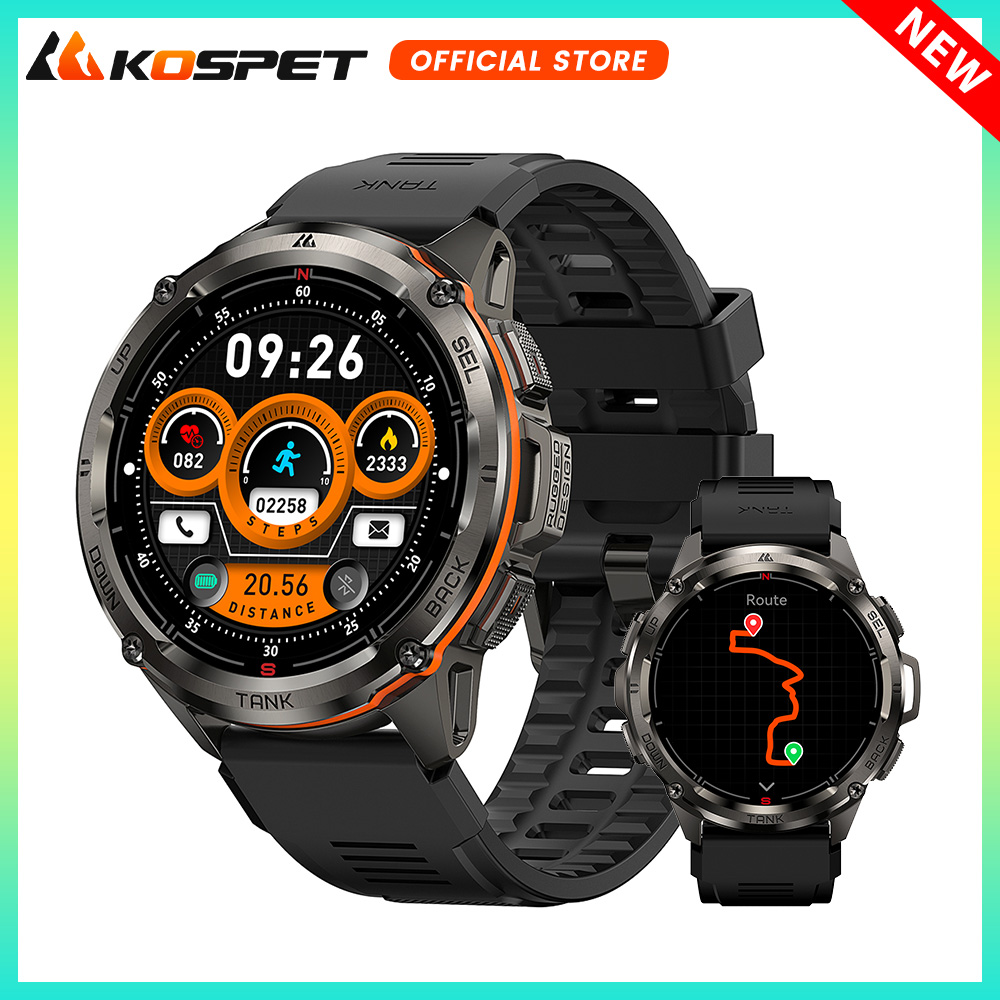 KOSPET TANK T3 Ultra Rugged GP - Smartwatch Rugged Watches For Men avis et prix