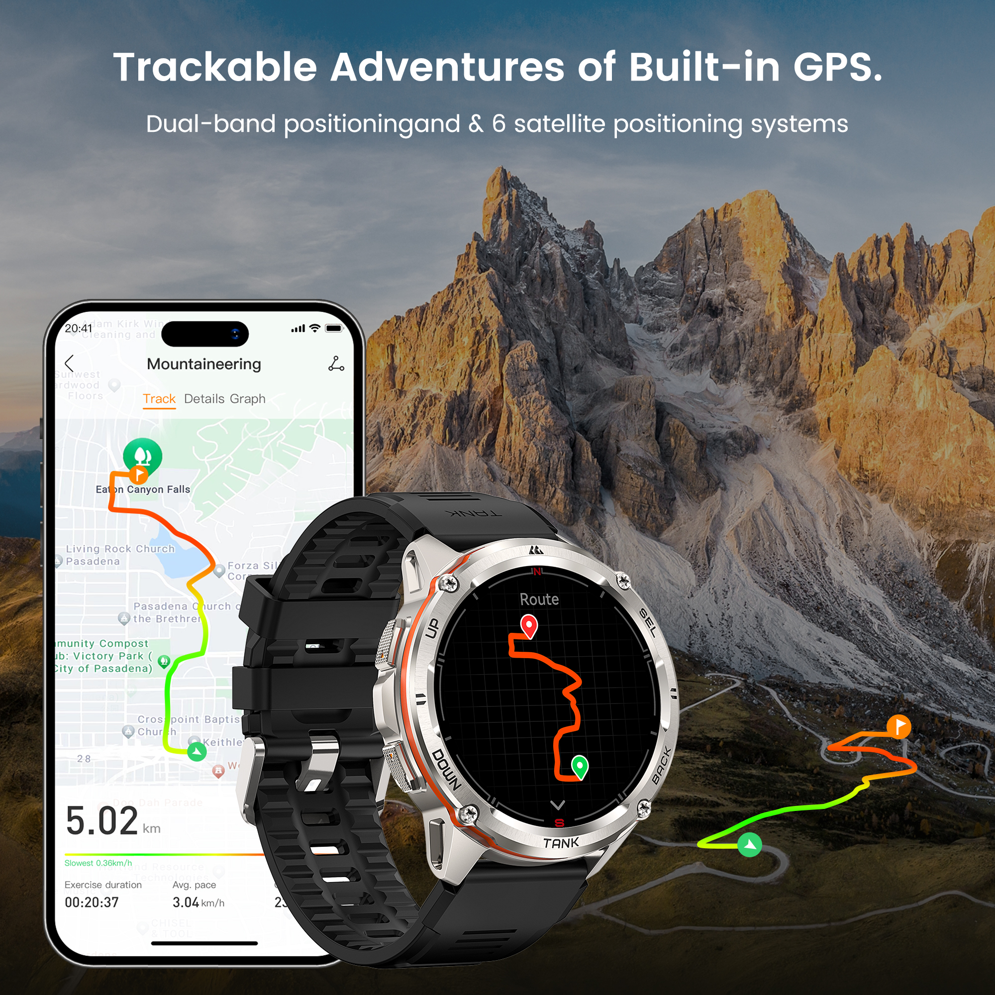 KOSPET TANK T3 Ultra Rugged GP - Smartwatch Rugged Watches For Men avis et prix