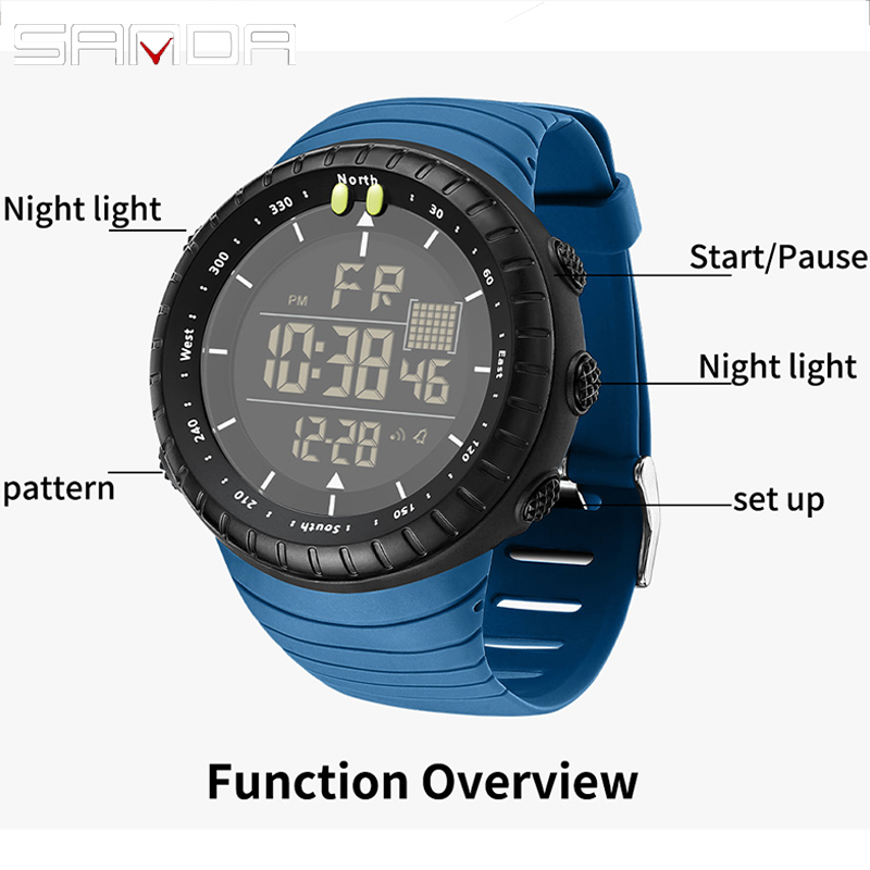 SANDA Trendy Fashion Electroni - Tide Watch Surf avis et prix