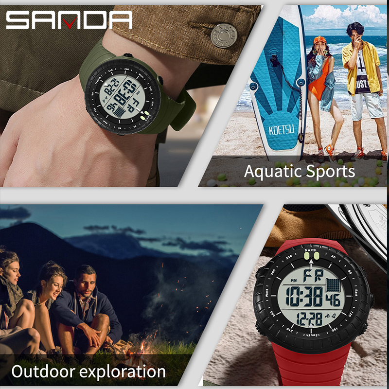 SANDA Trendy Fashion Electroni - Tide Watch Surf avis et prix