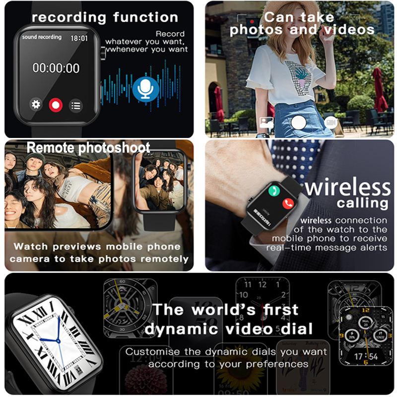 New Camera SmartWatch Men Wome - Smartwatch Health Watches For Women avis et prix