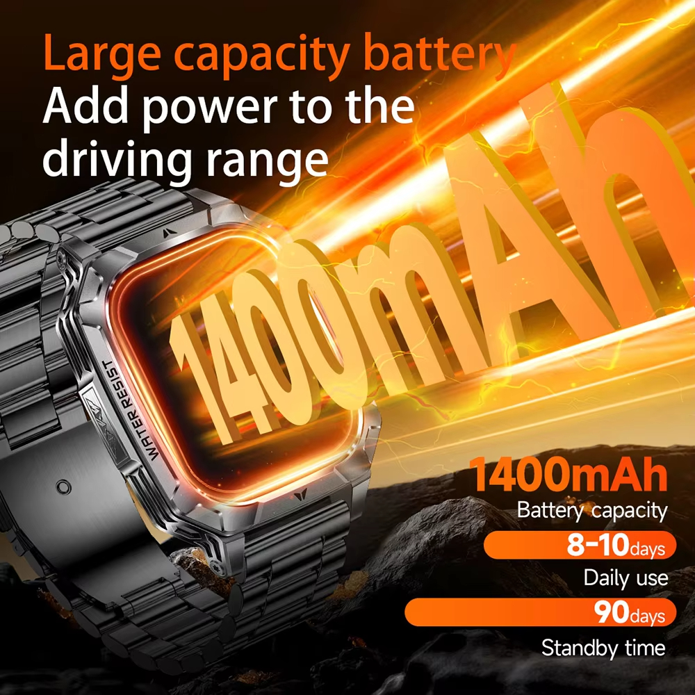 Hot Rugged Outdoor Smart Watch - Smartwatch Rugged Watches For Men avis et prix