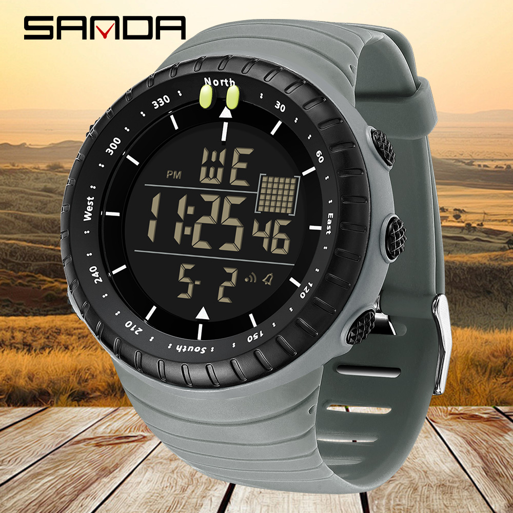 SANDA New 6256 Men's Electroni - Tide Watch Surf avis et prix