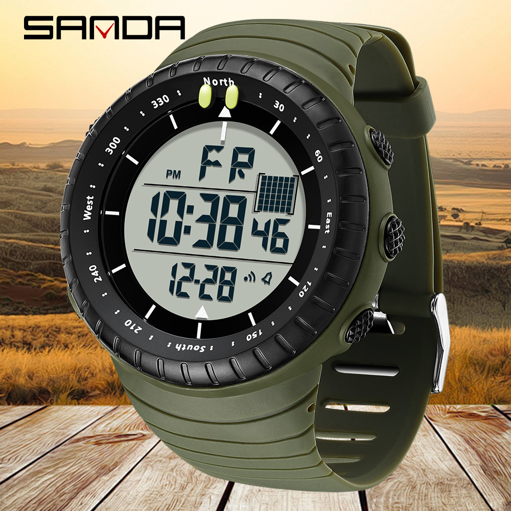 SANDA New 6256 Men's Electroni - Tide Watch Surf avis et prix
