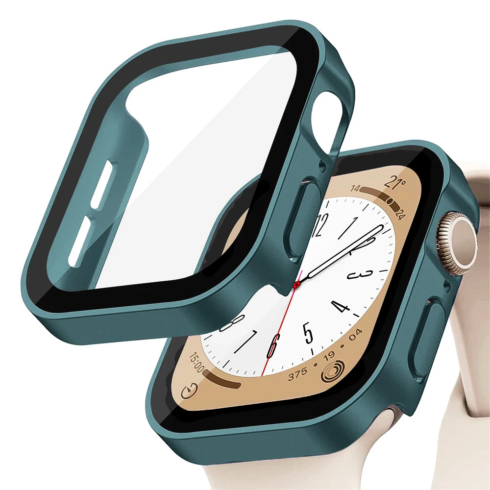 Glass+cover For Apple Watch ca - Smartwatch Watches For Girls avis et prix