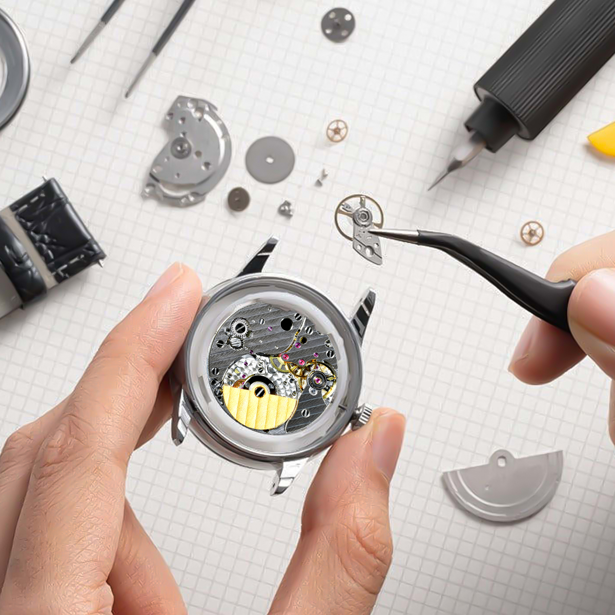 5015A micro rotor automatic me - Watch Movement Rotor avis et prix