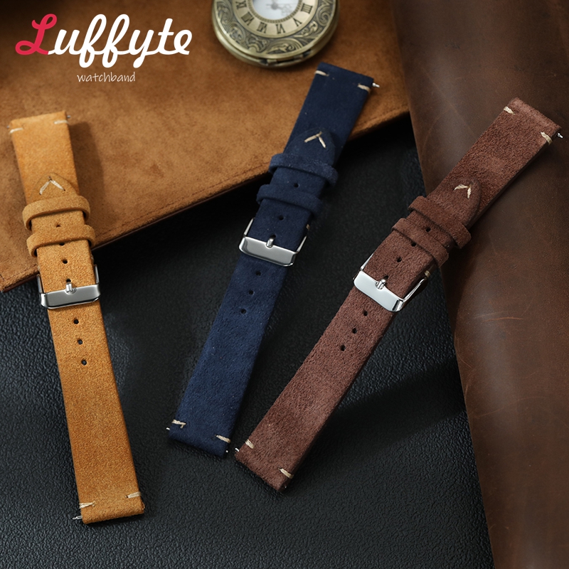 Vintage Suede Leather Watch Ba - Smartwatch Vintage Watches For Men avis et prix