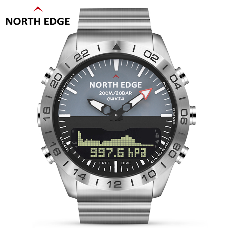 NORTH EDGE Mens Dive Watch Mil - Smartwatch Army Watches For Men avis et prix