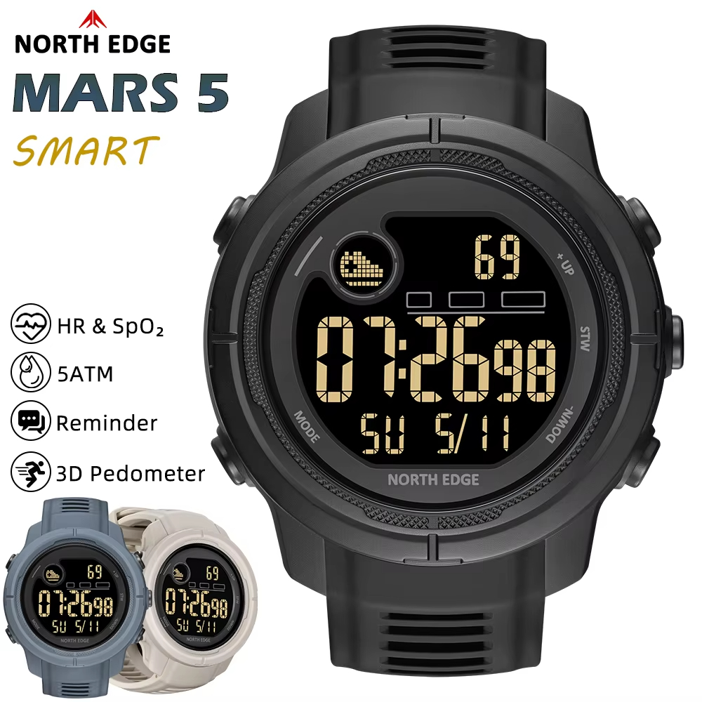 NORTH EDGE NEW MARS 5 Men's Di - Smartwatch Digital Watches For Women avis et prix