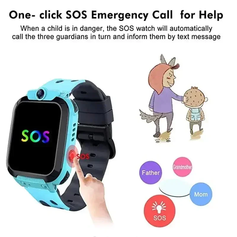 Lenovo GPS Tracking Waterproof - Smartwatch Watches For Children avis et prix
