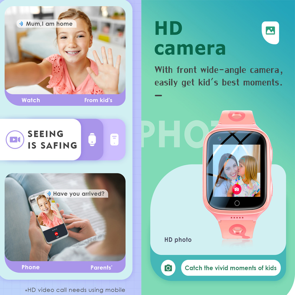 Hot 4G Kids Smartwatch 1000 Ma - Smartwatch Watches For 12 Year Old Boy avis et prix