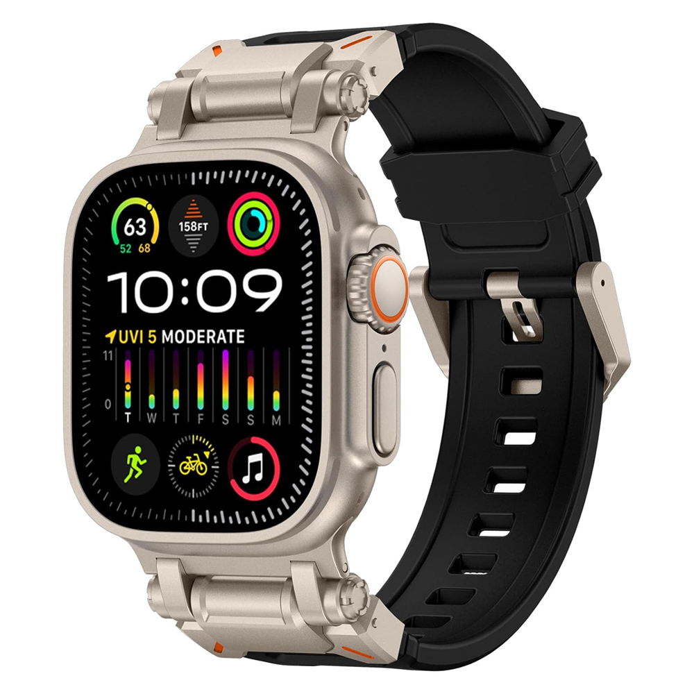 Silicone Strap For Apple Watch - Smartwatch Rugged Watches For Men avis et prix
