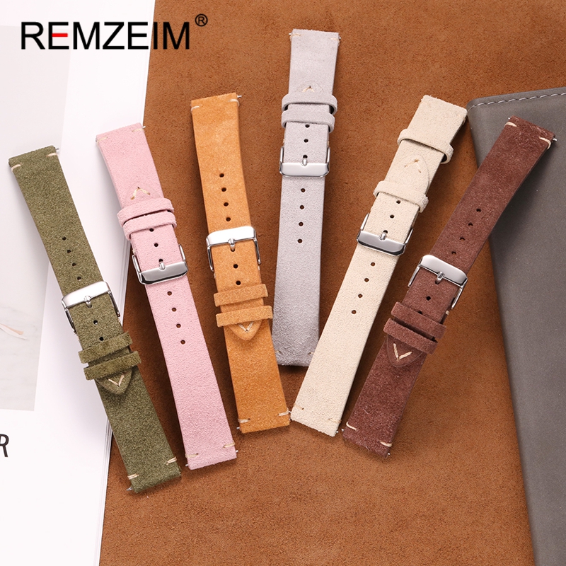 Suede Quick Release Leather Re - Smartwatch Vintage Watches For Men avis et prix