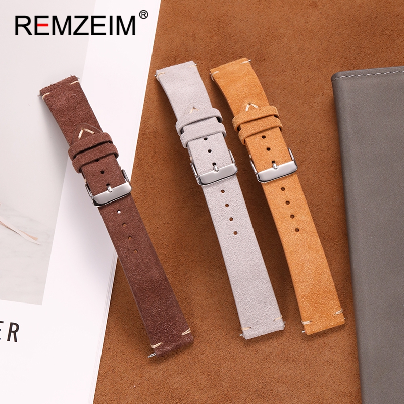 Suede Quick Release Leather Re - Smartwatch Vintage Watches For Men avis et prix