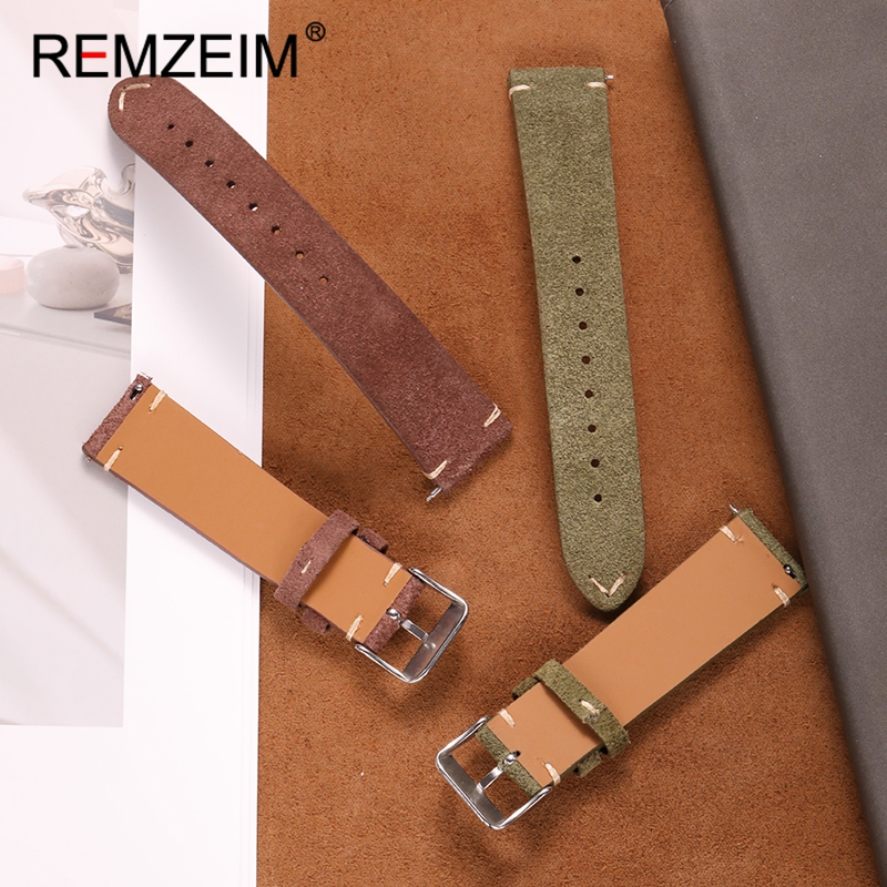 Suede Quick Release Leather Re - Smartwatch Vintage Watches For Men avis et prix